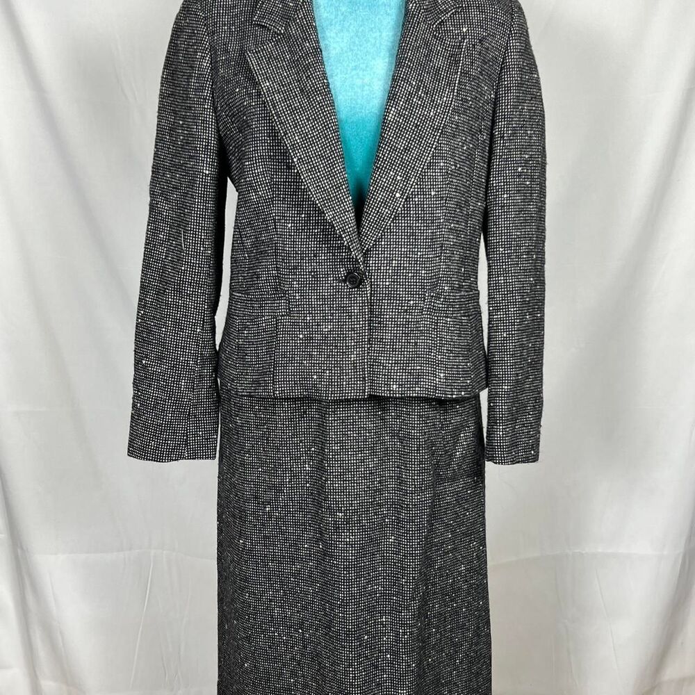 Vintage mid 80's Pendleton Pure Virgin Wool Tweed Skirt Suit Set‎